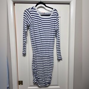 Sundry Striped Blue and White Dress
